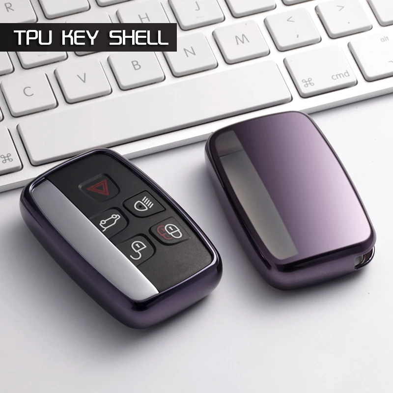 

soft TPU Car Key Case Cover For Land Rover A9 Range Rover Sport Evoque Freelander 2 Jaguar XE XJ XJL XF C-X16 V12 Guitar F X Typ