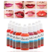 23 Цвета Полупостоянный макияж бровей чернила губы глаз линия татуировки цвет пигмент для микроблейдинга бровей татуировки цветные чернила