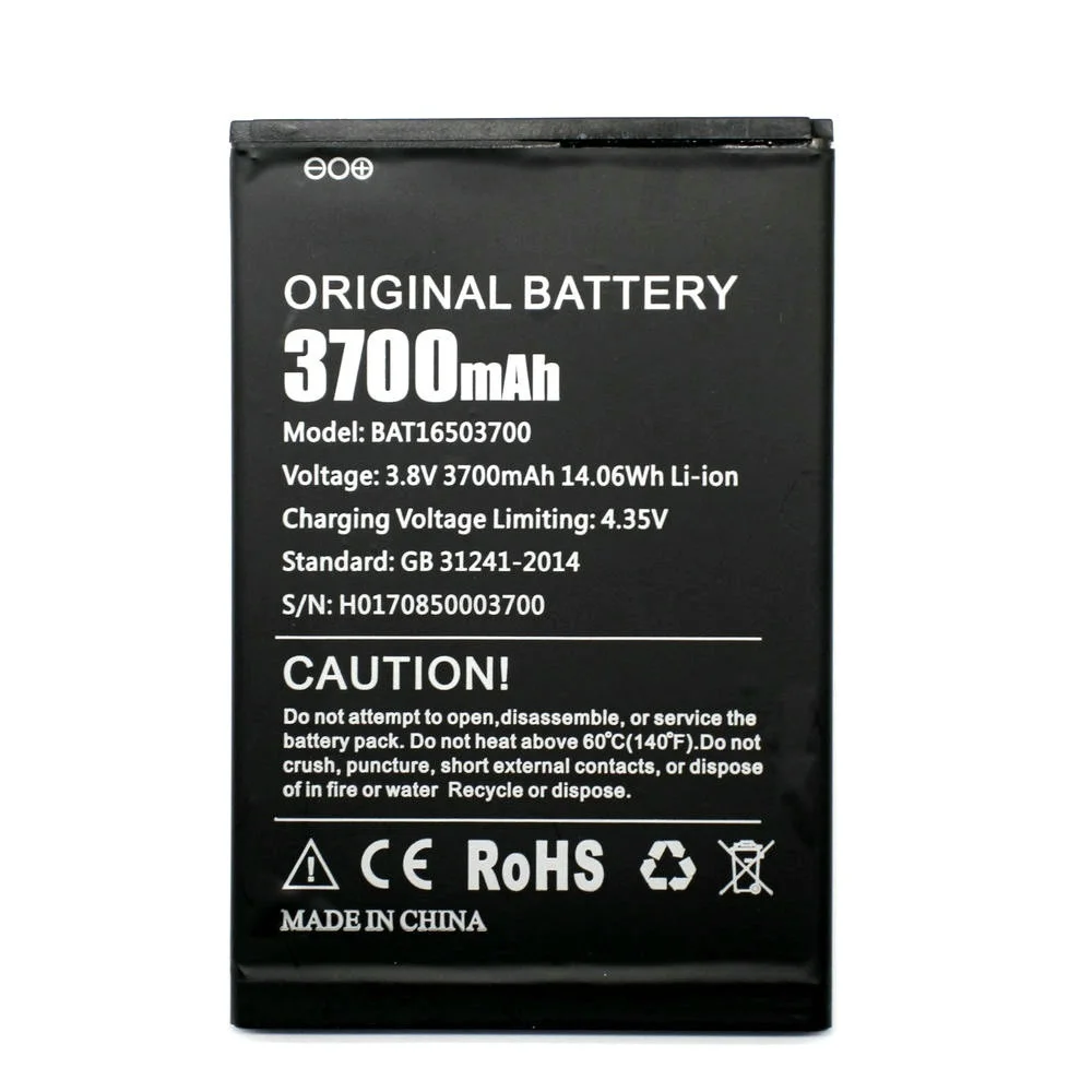 2019 Newest 3700mAh BAT16503700 Battery for DOOGEE x7 x7s Doogee X7 Pro Phone Replacement Batteries Bateria
