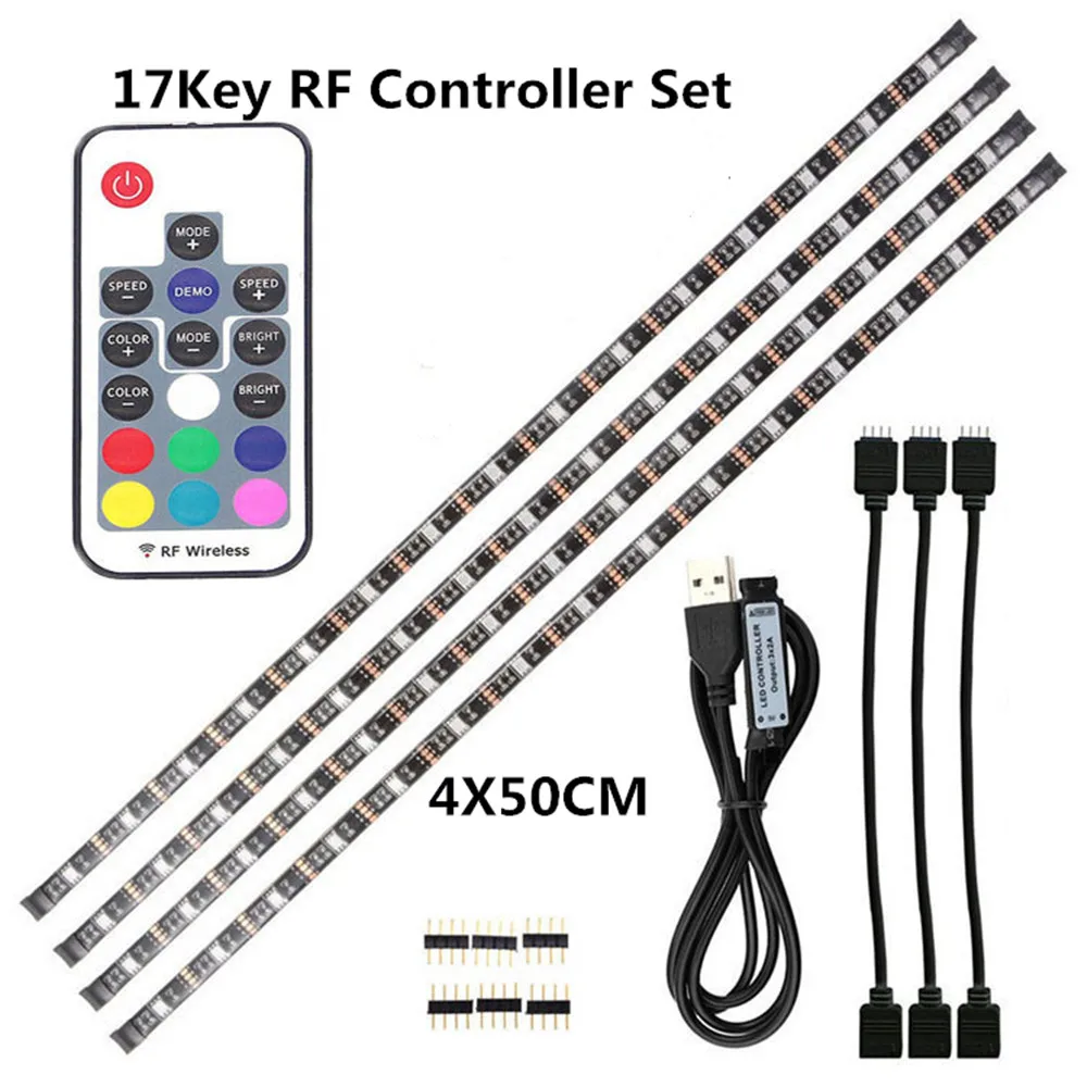 Светодиодный светильник Светодиодная лента rgb smd 5050 5 В usb ledstrip для ТВ задний