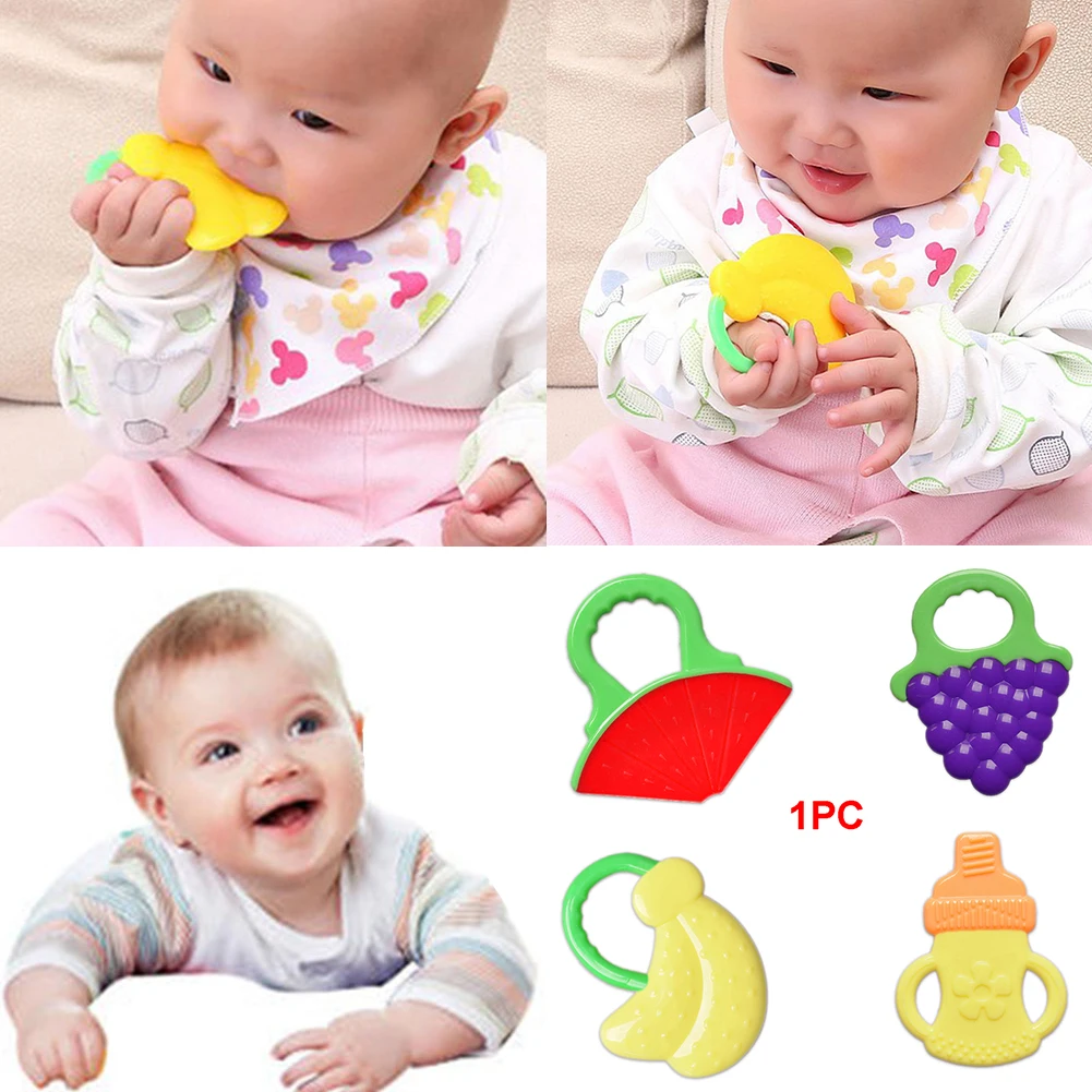 

baby teether toy toothbrush Infant Cartoon Shape Teethers grape wristband Silicone molar teething toys appease gift for kids