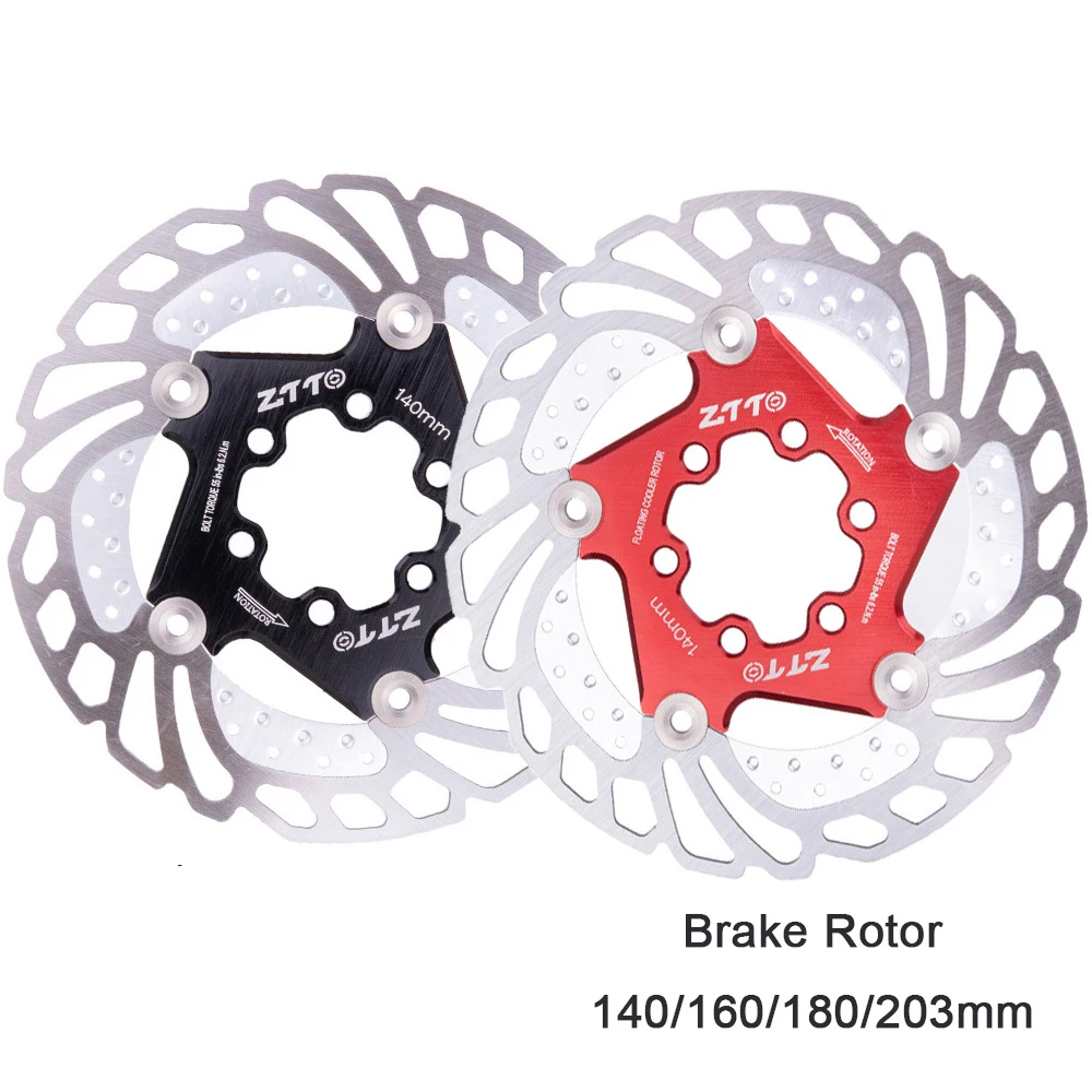 

MTB Bicycle Disc Brake Cooling Floating Rotor 203mm 180mm 160mm 140mm 6 bolts Rotor For mountain Bike RT99 RT86