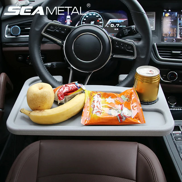 Car Desk Coffee Holder Laptop Computer Table Steering Wheel Universal