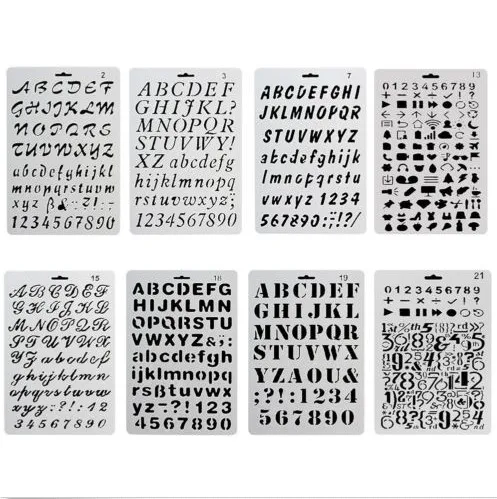 Detail Feedback Questions About 8Pcs DIY Alphanumeric Journal