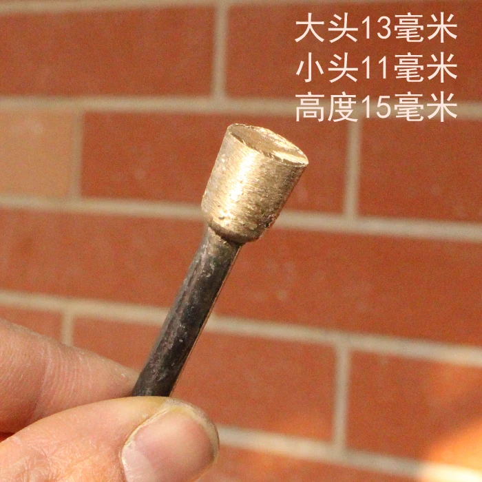 46 Grit Electric Mill Diamond Grinding Bits Diamond Sintering Engraving Grinding Tapered Point Cylindrical T Shape 6mm Shank 46 Grit Electric Mill Diamond Grinding Bits Diamond Sintering Engraving Grinding Tapered Point Cylindrical T Shape 6mm Shank