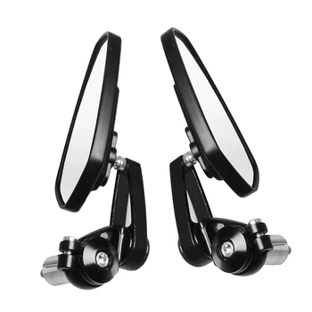 

Universal CNC 22MM Aluminum Motorcycle Bar End Rearview Mirrors For Ducati Aprilia Victory Triumph Daytona 675 Cafe Racer