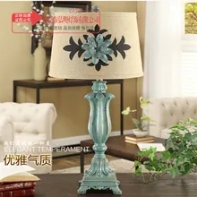 TUDA американский кантри стиль старинная Настольная лампа для гостиной настольная лампа для спальни классическая настольная лампа под старину