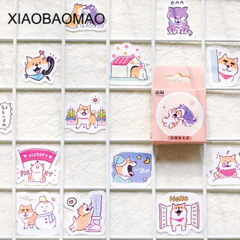 

50 Pcs/lot Cute Dog Animal Sticker Decoration DIY Scrapbooking Sticker Stationery Kawaii Diary Label Sticker