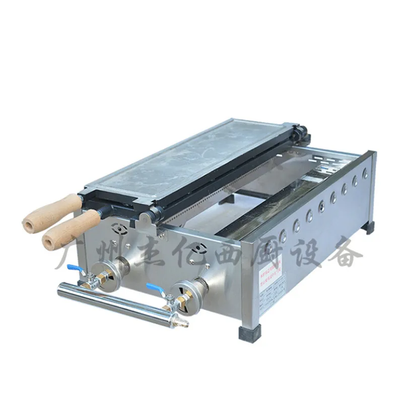 

Free shipping FY-1101.R Gas type fish waffle grill fish waffle maker fish cake oven grill Grilling Panini Press Plates
