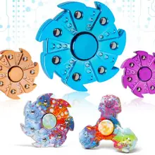 Спиннер-Спиннер Новейший цветной ручной Спиннер для пальцев фиджет Спиннер гироскоп для взрослых снятие стресса для ребенка расслабляющий подарок игрушка для ребенка