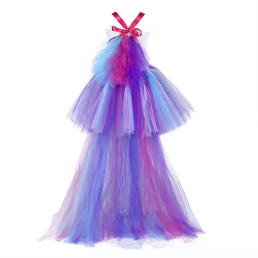 Праздничные платья-пачки с изображением куклы-сюрприза для девочек Детский костюм феи для косплея с изображением пони и единорога, платье принцессы Одежда для подростков 12 лет