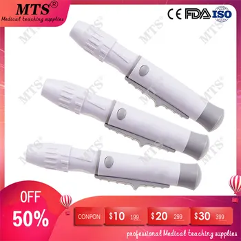 Lancet Pen blood collection pen for Diabetics Collect Blood Adjustable Depth Blood Sampling Glucose Test Pen wolf by wolf blood for blood