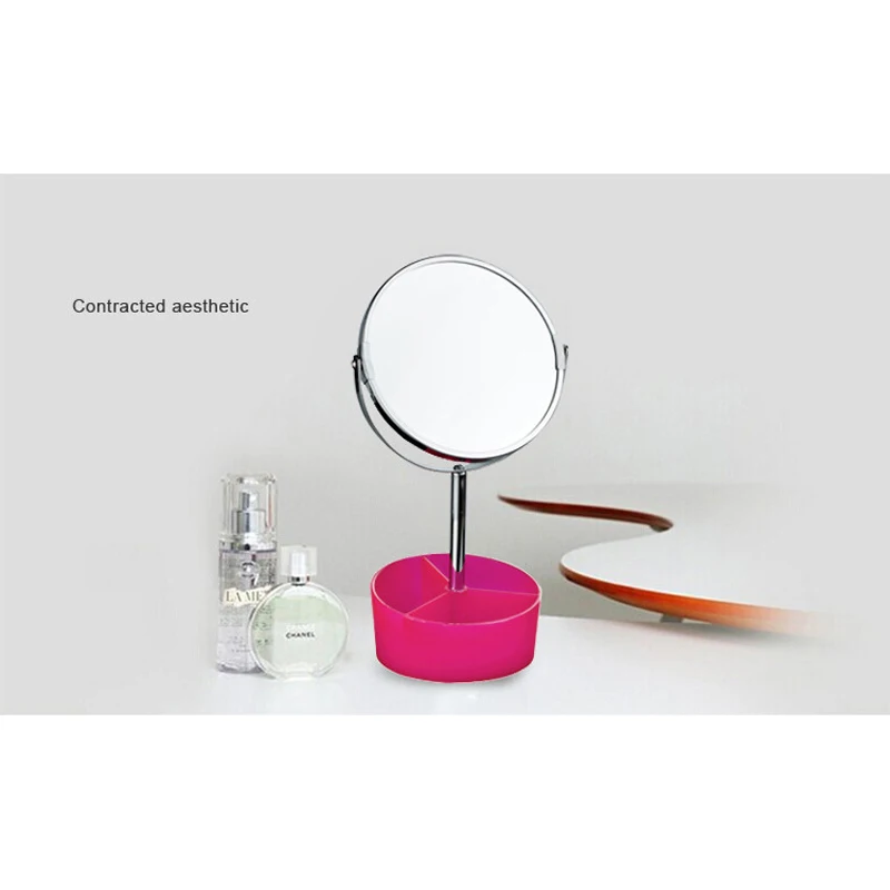 7 Inch Double Side Modern Bath Mirrors Shave Makeup Extend Arm 3x