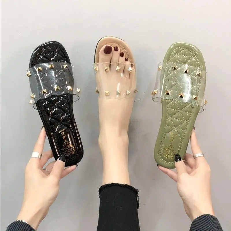 

AECBUY Summer Slippers Women Women Flip Flop Designer Flip Flops Diamond Shoes TXPb30
