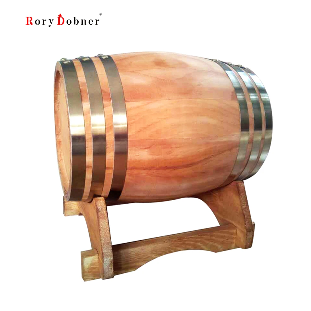 5L Wine Oak Barrels Brewing Decorative Barrel Keg Bucket Brewage Hotel