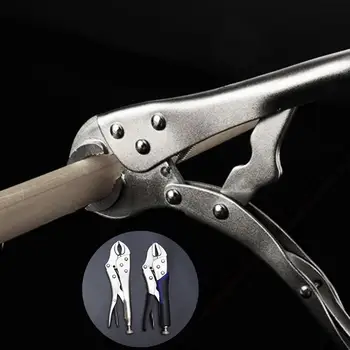 

10 Inch Powerful Anti-slip Steel Fast Fixing Round Clamp Mouth Pliers Hand Tool