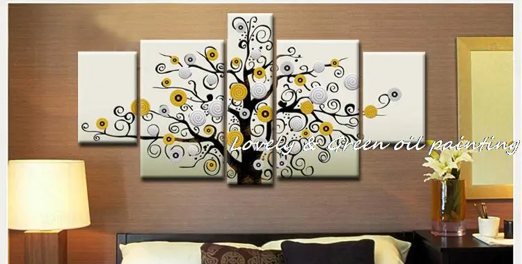 Набор для рисования на холсте холст 5 шт.|tree park|picture to cartoon softwarepicture tree leaves |