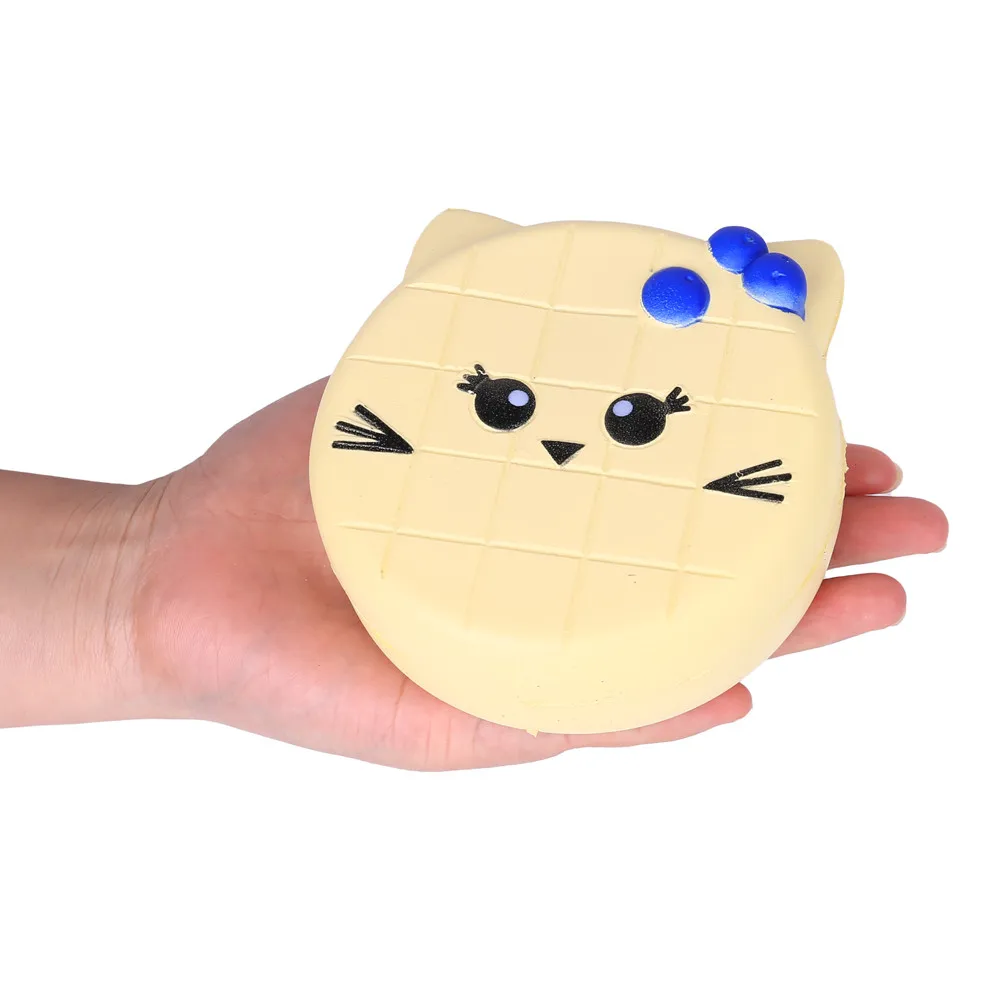 SqueezeToy Kawaii animales кошка печенье замедлить рост Ароматические снять стресс анти-стресс Сквош игрушка лень Сквош плавного пуска