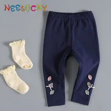 Новые зимние леггинсы для девочек милые дети осень и зима плюс бархат мягкой Штаны