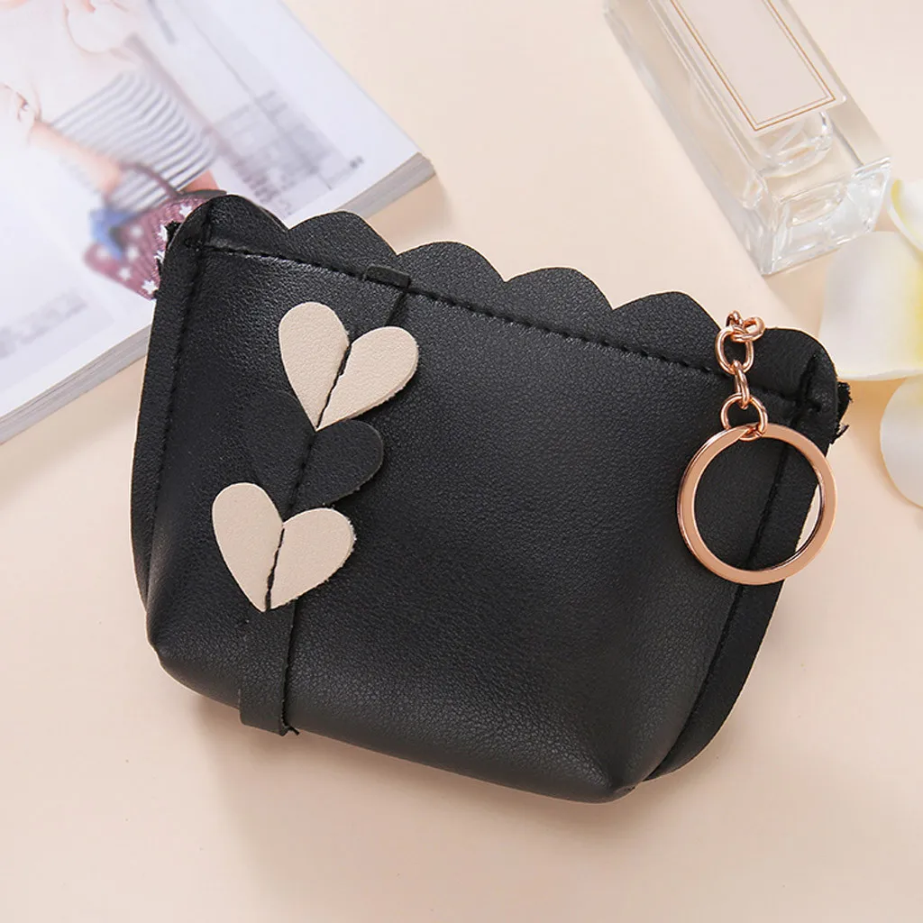 

Messenger Bags 2019 New Fahsion Artificial Leather Love Decoration Zipper Handbag Clutch Bags Coin Purse