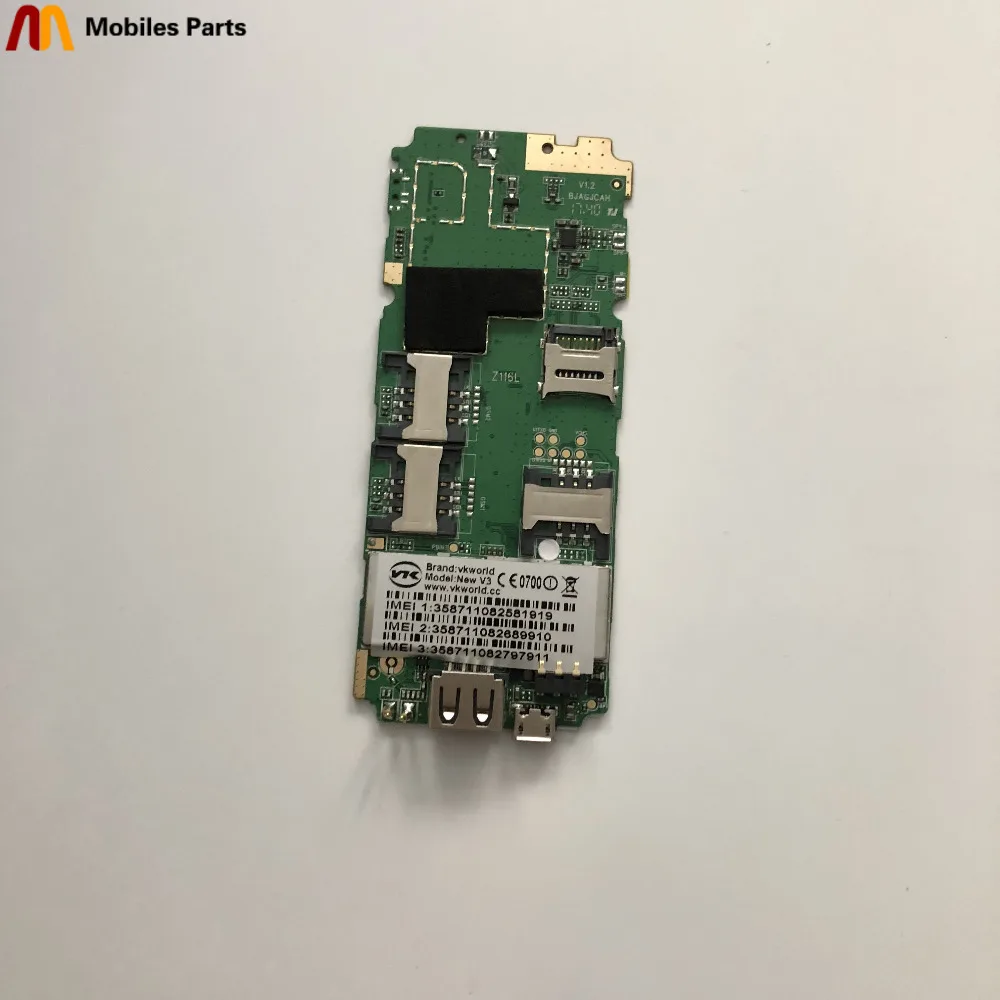 Б/у материнская плата 128M RAM + 2G ROM для VKworld New Stone V3 MTK SC6531CA Водонепроницаемая