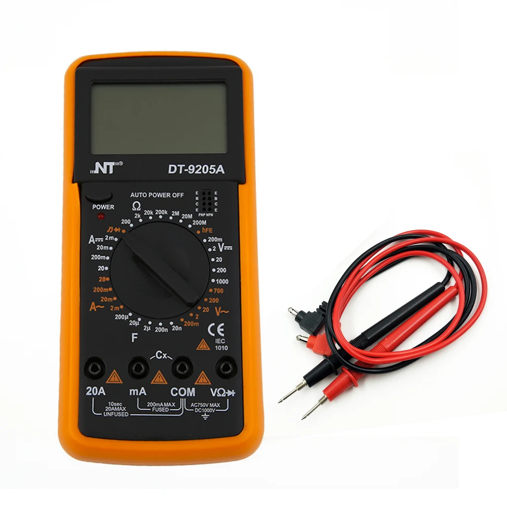 Universal Digital High Accuracy General Multimeter LCD AC/DC Handheld Household Ammeter Resistance Capacitance Tester | Инструменты
