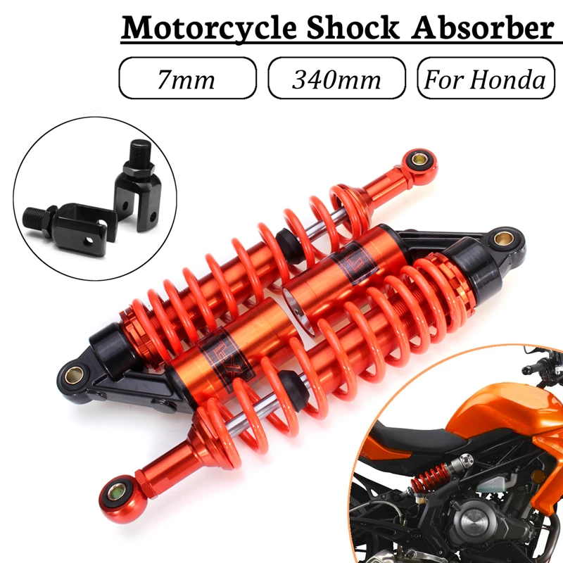 

Universal Pair Motorcycle Air Rear Shock Absorber Suspension Adapter Motorized Damping For Honda For Suzuki For Yamaha