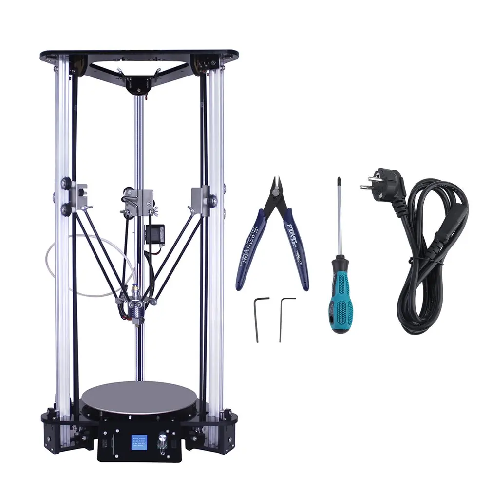 

EZT Desktop DIY 3D Printer Industrial High Precision Hot Bed Leveling 3D Printer Large Printing Size 180*180*320mm 3D Drucker