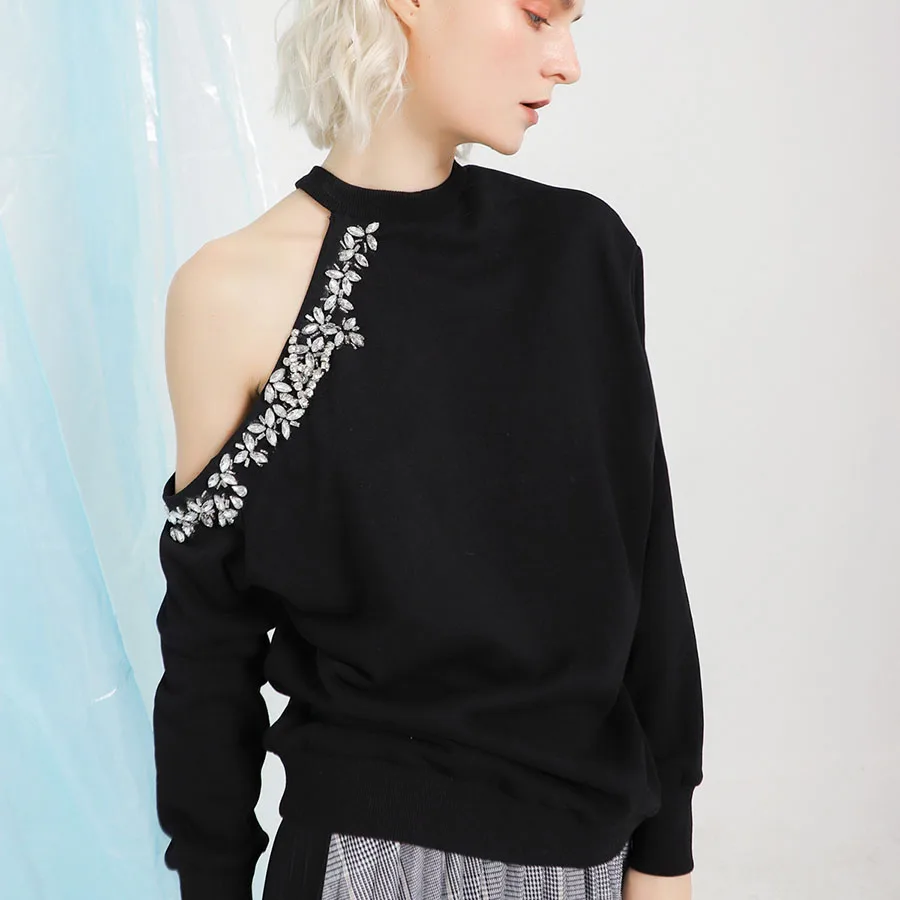 Голографическая рубашка голографический Топ Blusas Moleton Mode Femme Poleron Mujer Con Capucha Ariana Grande Moleton Feminina 5Zc0370F