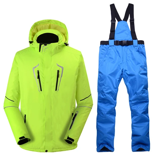 ARCTIC QUEEN мужской лыжный набор ветрозащитный водонепроницаемый Сноубординг Костюмы Набор Мужская горнолыжная куртка+ брюки - Цвет: AS PICTURE
