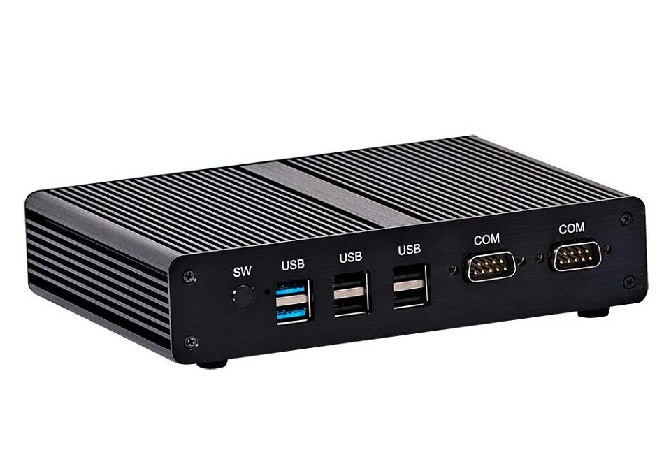 Причастником P7 дешевый Intel Core i3 4030U Mini PC Windows 7 Barebone компьютер DDR3L 4 K HTPC Dual Lan причастником P7