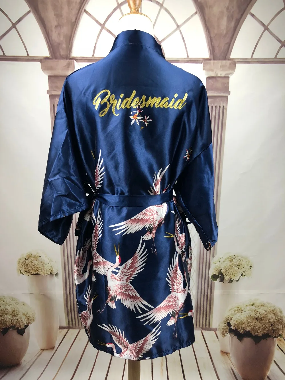 

Silk Bridesmaid Bride Robe Maid Of Honor Robe Mother Of The Robes Women Satin Wedding Kimono Sexy Nightgown Dress Woman Bathrobe