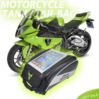 

High Capacity Touch Screen Motorcycle Bag Tank Bag Helmet Bag Handbag Motocross Rider Rear Seat Bag For Honda Yamaha BMW Motors