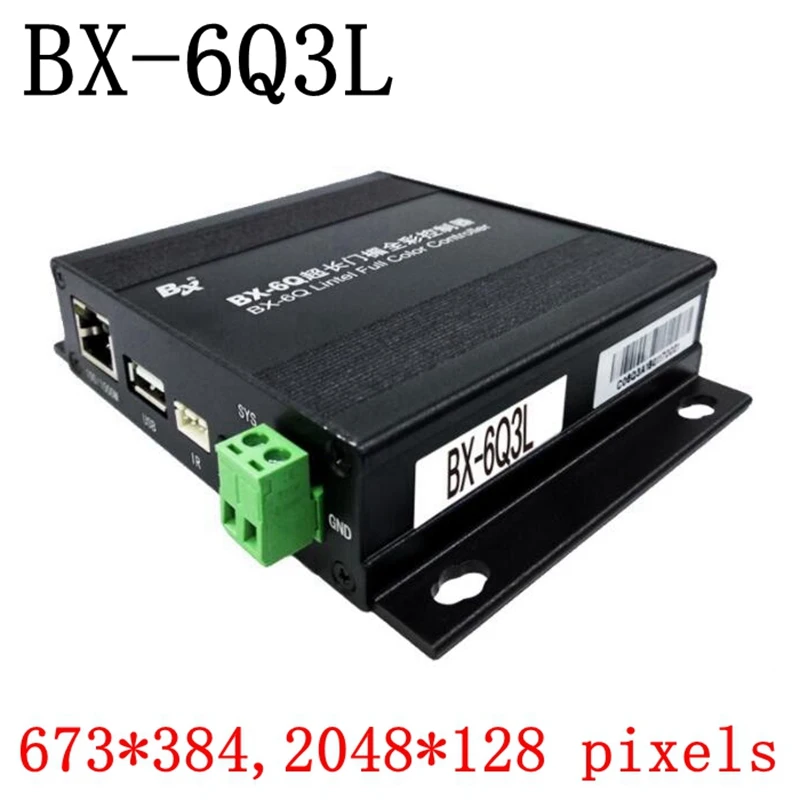 

BX-6Q3L network+ USB full color led control card asynchronous video led lintel display wireless controller 2048*128 pixels