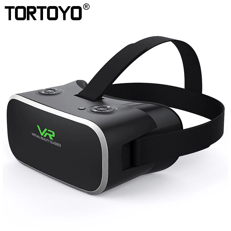 Все в одном VR очки Виртуальная реальность 3D шлем захватывающий фильм игра 4 ядра 2