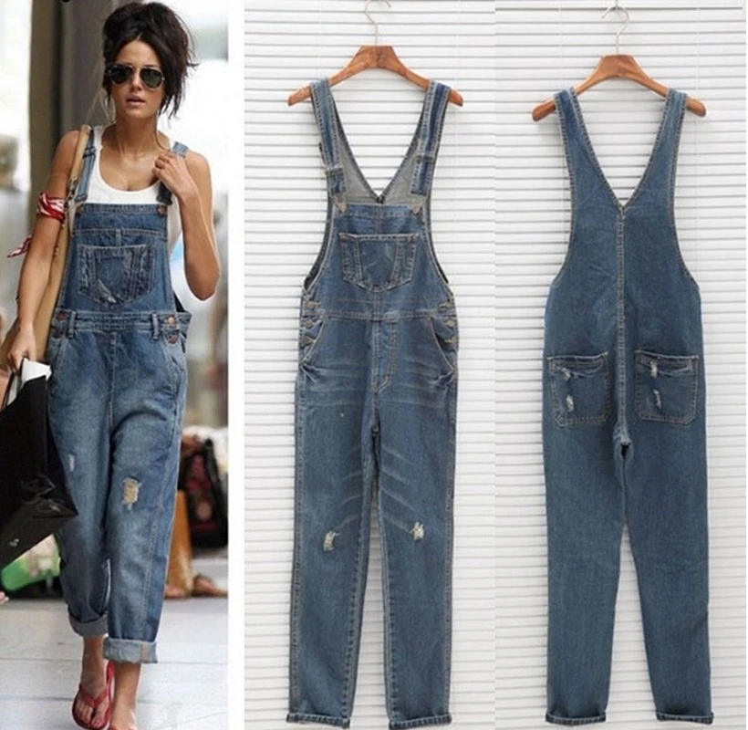 womens denim playsuit