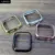 URVOI case for Apple Watch series 4 5 6 гальванический блестящий Пластиковый бампер жесткая рамка крышка для iWatch slim fit ультратонкий корпус