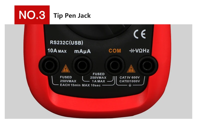 UNI-T UT61E Digital Multimeter Meter Ture RMS Auto Range AC DC Voltage Tester 22000 Counts Data Hold High Reliability