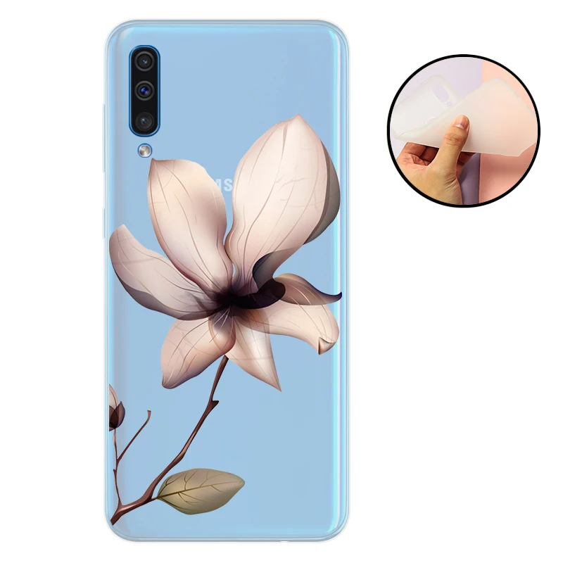Защитный чехол для Samsung Galaxy A50 мягкий силиконовый бампер 2019 A505|Бамперы| |