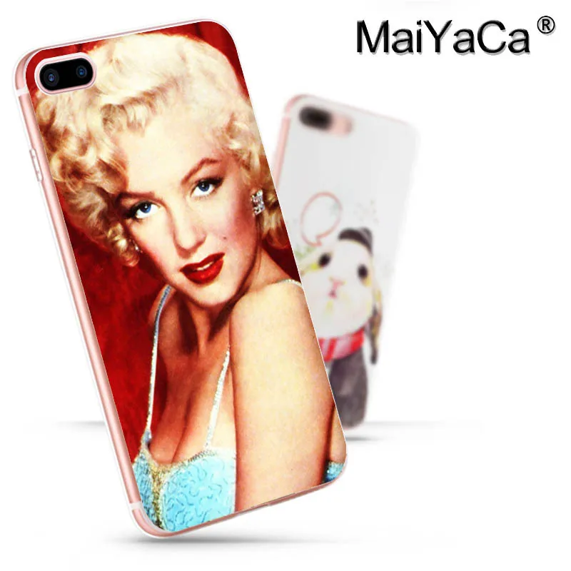 MaiYaCa Мэрилин Монро с кошкой Новинка чехол для телефона iphone SE 2020 11 pro 8 7 66S Plus X 10 5S XS XR