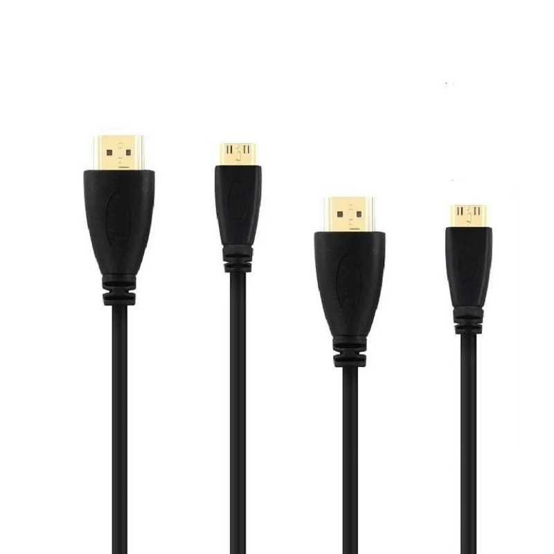 New High speed Gold Plated HDMI TO MINI HDMI 1M,1.5m,2M,3M,5M Plug Male-Male HDMI Cable 1.4 Version 1080p 3D for TABLETS DVD New High speed Gold Plated HDMI TO MINI HDMI 1M,1.5m,2M,3M,5M Plug Male-Male HDMI Cable 1.4 Version 1080p 3D for TABLETS DVD