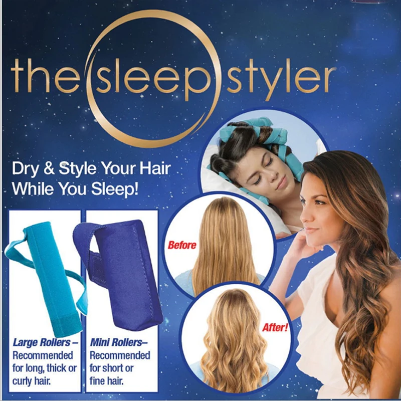 Hair curlers rollers 8 pieces a lot sleep styler blue ahair roller curls magic hair curlers Cotton Curlers DIY Styling Tools Hair curlers rollers 8 pieces a lot sleep styler blue ahair roller curls magic hair curlers Cotton Curlers DIY Styling Tools