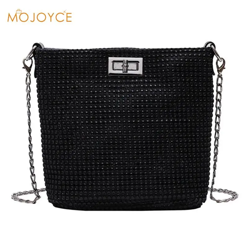 

Pure Color Shoulder Messenger Handbags Women PU Leather Chain Crossbody Bag Ladies Handbag Chain Shoulder Bags Brand Designer