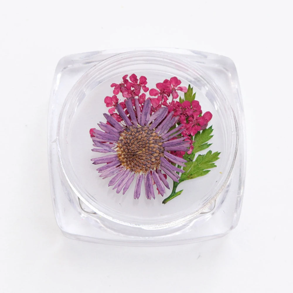 4 коробки/набор случайный размер настоящие сухие цветы растения для эпоксидной смолы кулон из смолы ожерелье ювелирных изделий ремесло DIY аксессуары для ногтей