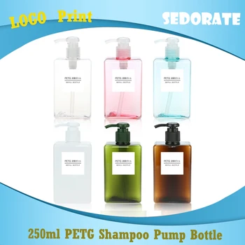 

Sedorate 20 pcs/Lot High Quality PETG Empty Refillable Bottle For Cosmetic Containers Shampoo Liquid Soap Pump Bottle FY006