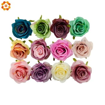 

5/10PCS Silk Rose Flower Head Artificial Decorative Flower Heads For Home Garden Wedding Birthday Party Decoration Supplies