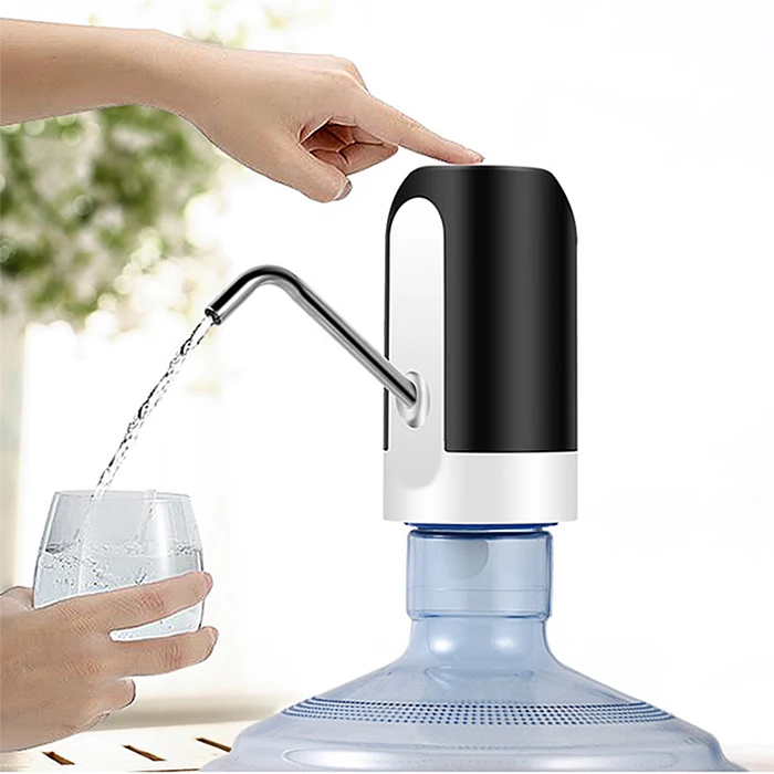 Transhome Electric Water Pump For Bottle USB cable Electric Drinking Water Pumps Creative Drinking Bottle Switch With Led Light  (12)