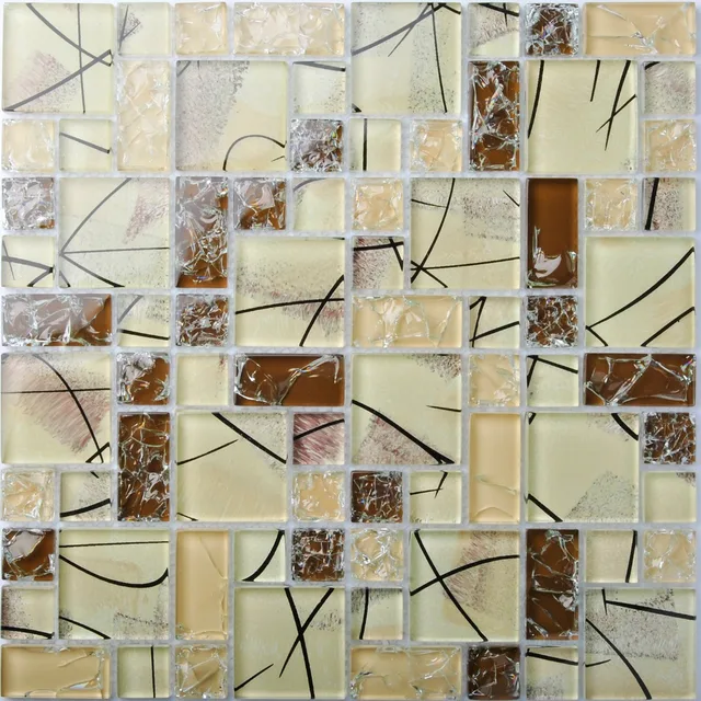 Tst Crystal Gl Tiles Brown Mosaic Tile Interior Le Tst Crystal Gl Tiles Brown Mosaic Tile Interior Le Artistic Design For Bathroom Kitchen Backsplash