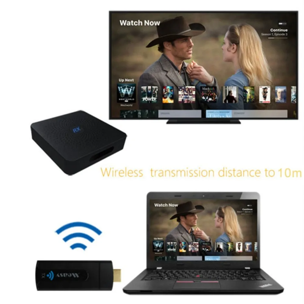 

Measy HDMI 3D 1080P 60Ghz W2H-MINI Wireless Extender HD Video Signal Transmission Kit Receiver And Transmitter