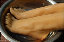 Hot footfetish Japanese sex doll solid silicone products real doll men foot fetish toys DHL Free Shipping